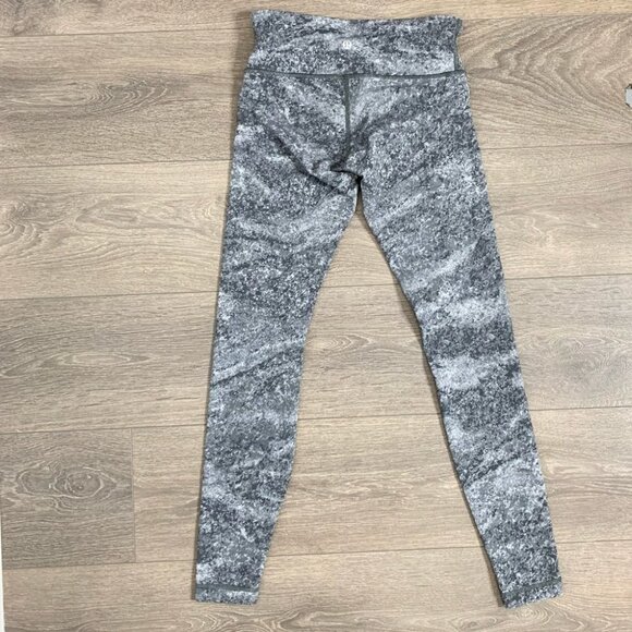 Lululemon Wunder Under Low-Rise Tight *Full-On Luxtreme 28" Area Ice Grey Size 4 - Picture 14 of 15